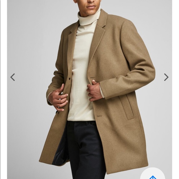 Jack&Jones Tan Peacoat - Picture 2 of 4